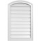 Ekena Millwork Arch Top Surface Mount PVC Gable Vent: Non-Functional, w/2"W x 1-1/2"P Brickmould Frame, 20"W x 30"H GVPAR20X3002SN - alternate 1
